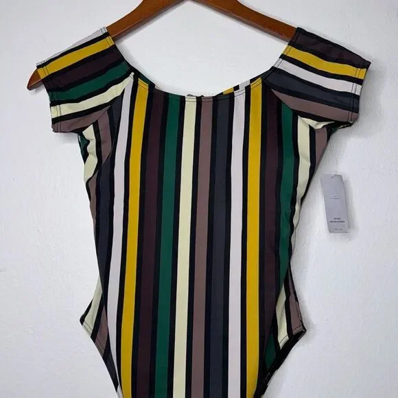 RVCA Shilo Women's Off Shoulder One Piece Swimsuit Size Small - Picture 10 of 13